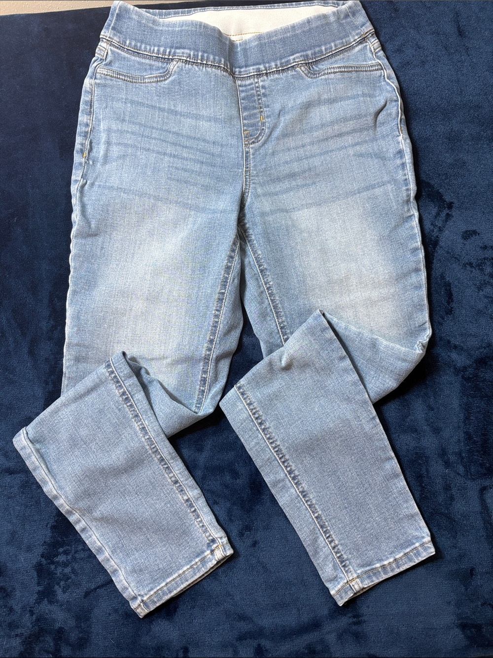 Women's Light Blue Skinny Jeans - Slim Stretch Denim